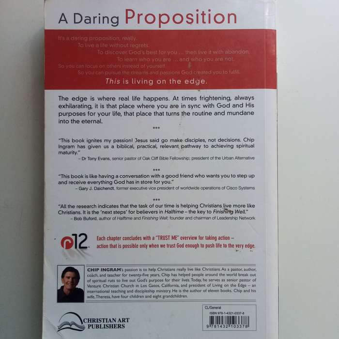 Living on the Edge: Dare to Experience True Spirituality - Chip Ingram, Spiritual Growth