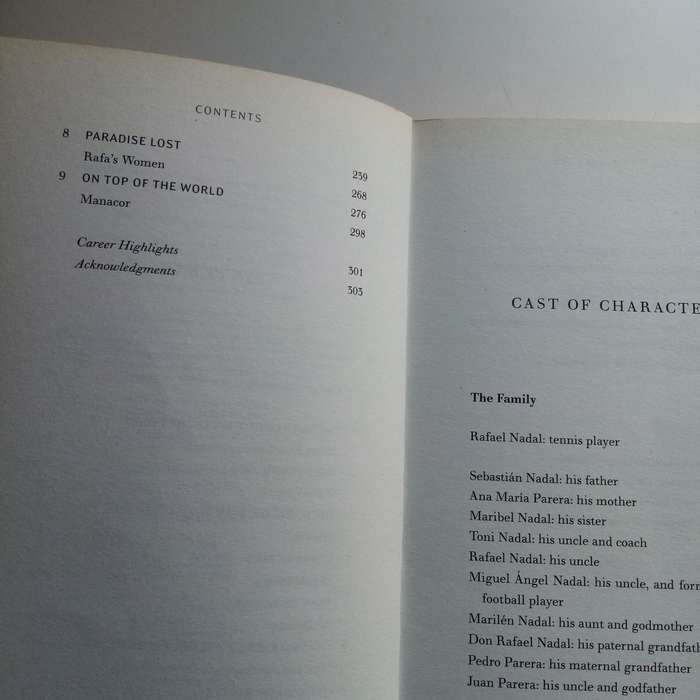 Rafa by John Carlin & Rafael Nadal, Biography, Tennis Legend, Tennis Mastery, Inspirational Story