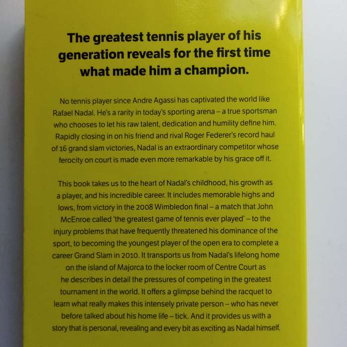 Rafa by John Carlin & Rafael Nadal, Biography, Tennis Legend, Tennis Mastery, Inspirational Story