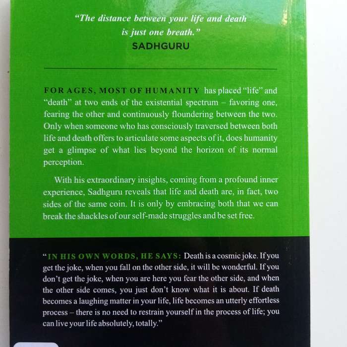 Life and Death in One Breath by Sadhguru, Exploring Spirituality, Mortality and Inner Peace
