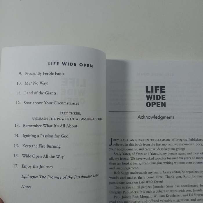 Life Wide Open by David Jeremiah | Passionate Living, Faith, Christian Inspiration