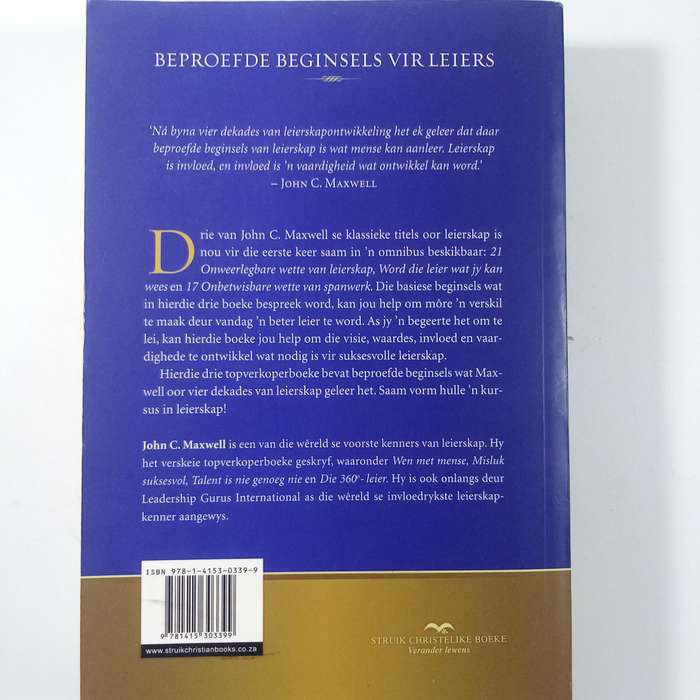 Beproefde Beginsels vir Leiers  John C. Maxwell | Leierskap, Inspirasie, Selfontwikkeling
