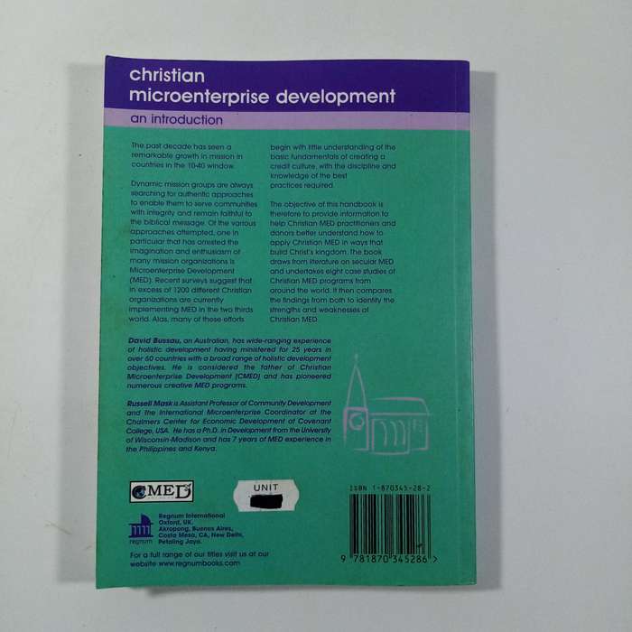 Christian Microenterprise Development  Bussau & Mask | Faith-Based Economic Empowerment
