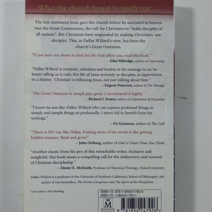 The Great Omission  Dallas Willard | Rediscovering Discipleship, Spiritual Formation