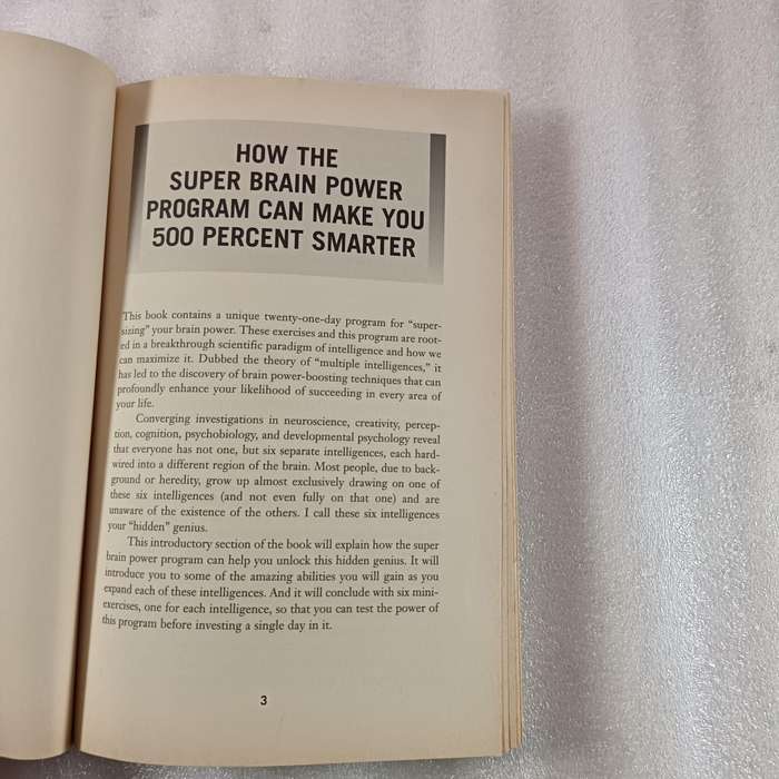 Super Brain Power by Jean Marie Stine | 21Day Program to Enhance Intelligences