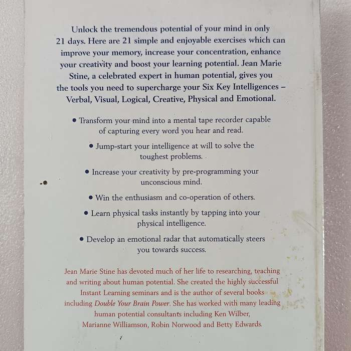 Super Brain Power by Jean Marie Stine | 21Day Program to Enhance Intelligences