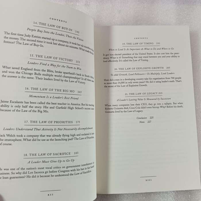 The 21 Irrefutable Laws of Leadership by John C. Maxwell | Influence, Growth, Leadership Guide