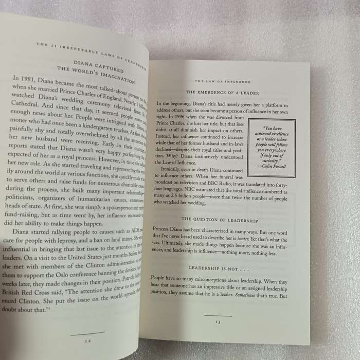 The 21 Irrefutable Laws of Leadership by John C. Maxwell | Influence, Growth, Leadership Guide