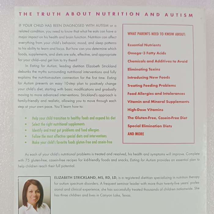 Eating for Autism by Elizabeth Strickland | 10Step Diet Plan & 75 KidFriendly Recipes