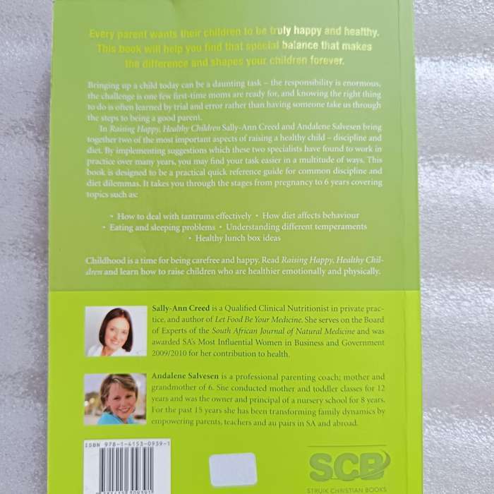 Raising Happy, Healthy Children 06 Years  Sally-Ann Creed & Andalene Salvesen