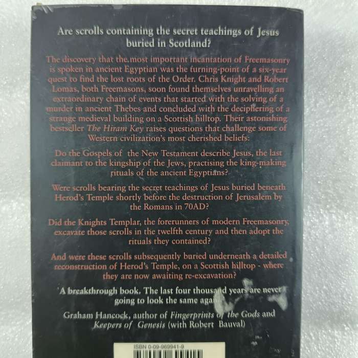 The Hiram Key - Christopher Knight | Freemasons, Pharaohs, Secret Scrolls, Jesus, Conspiracy