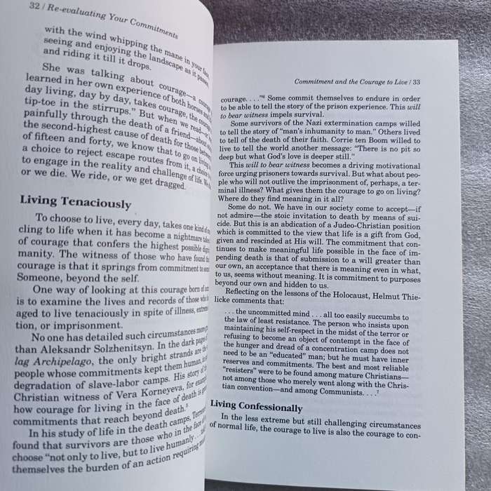 ReEvaluating Your Commitments by Maxine Hancock | Christian Living, Conscious DecisionMaking