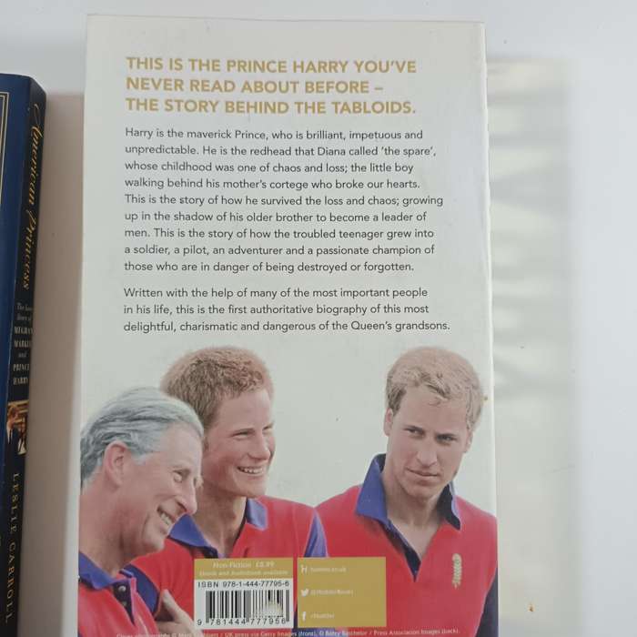 American Princess & Prince Harry Bundle | Leslie Carroll & Penny Junor Royal Biographies