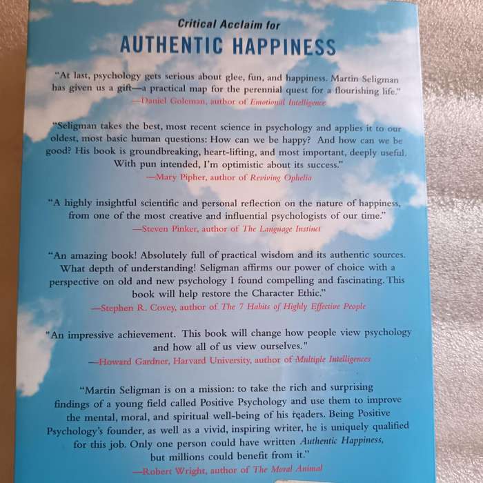 Authentic Happiness - Martin Seligman - Psychology & Positive Thinking Book