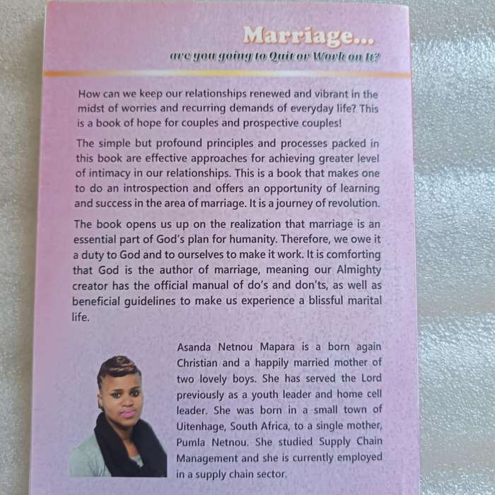 Marriage: Are You Going to Quit or Work on It? - Mapara A