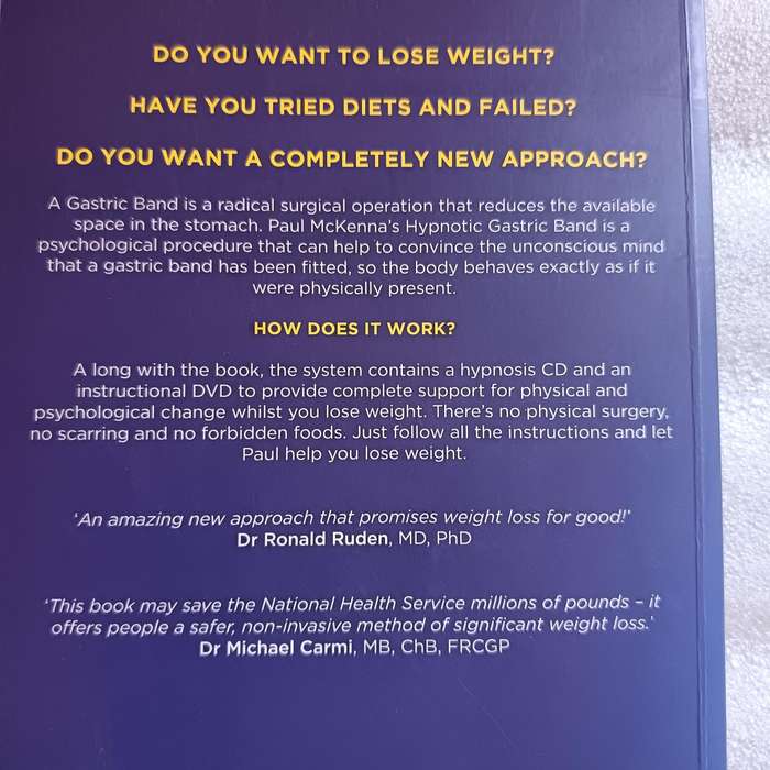 Hypnotic Gastric Band: The New SurgeryFree WeightLoss System by PaulMcKenna Ph.D.