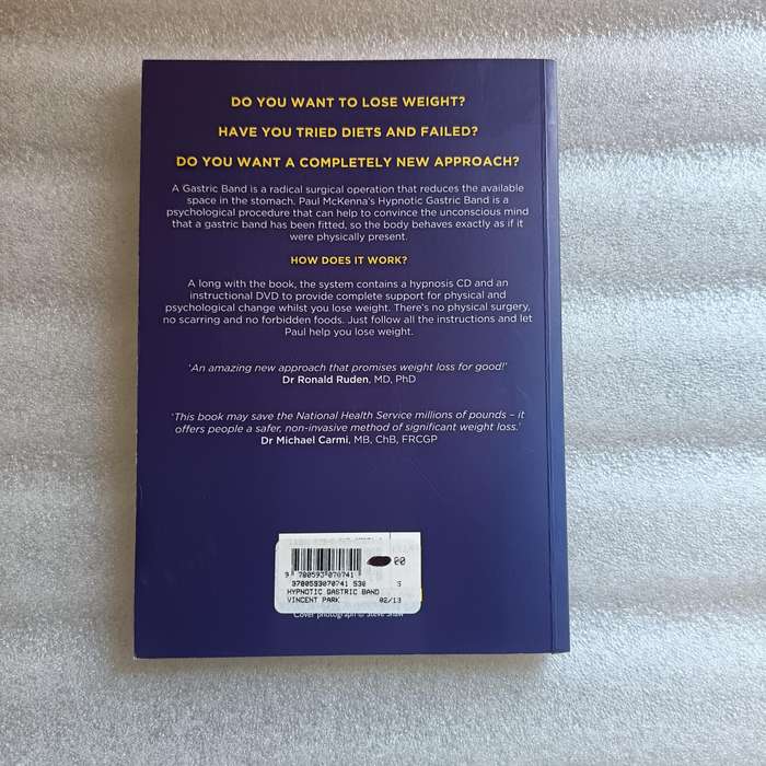 Hypnotic Gastric Band: The New SurgeryFree WeightLoss System by PaulMcKenna Ph.D.