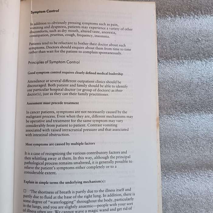 Therapeutics in Terminal Cancer  Twycross & Lack  Clinical Oncology Reference Guide