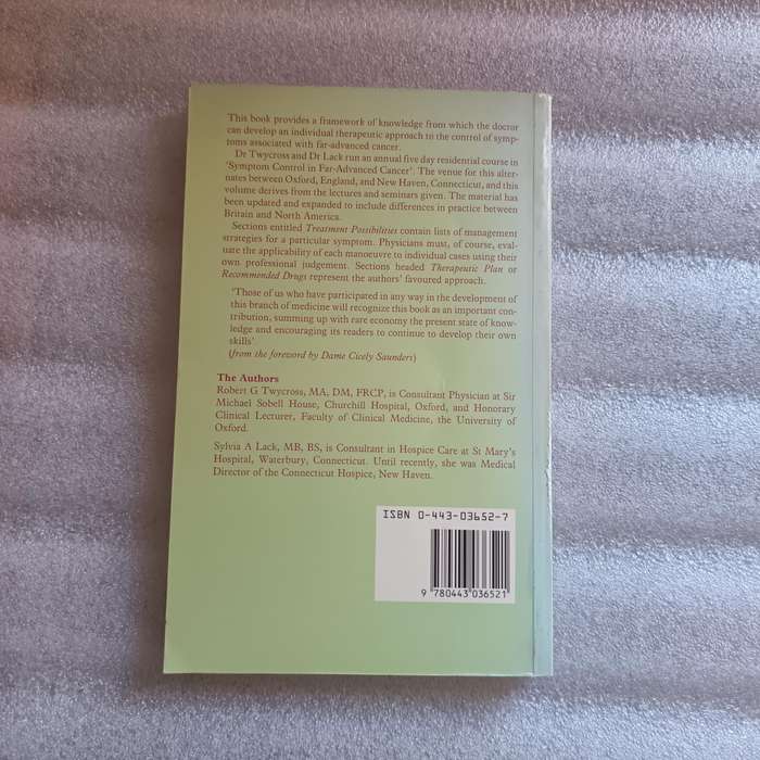 Therapeutics in Terminal Cancer  Twycross & Lack  Clinical Oncology Reference Guide