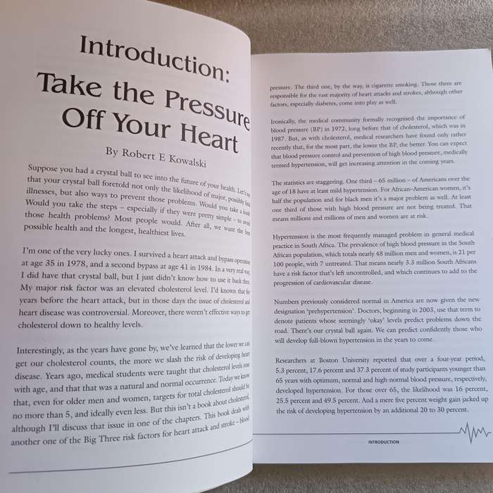 Take the Pressure Off Your Heart by Robert E. Kowalski | 8Week Plan to Lower Blood Pressure