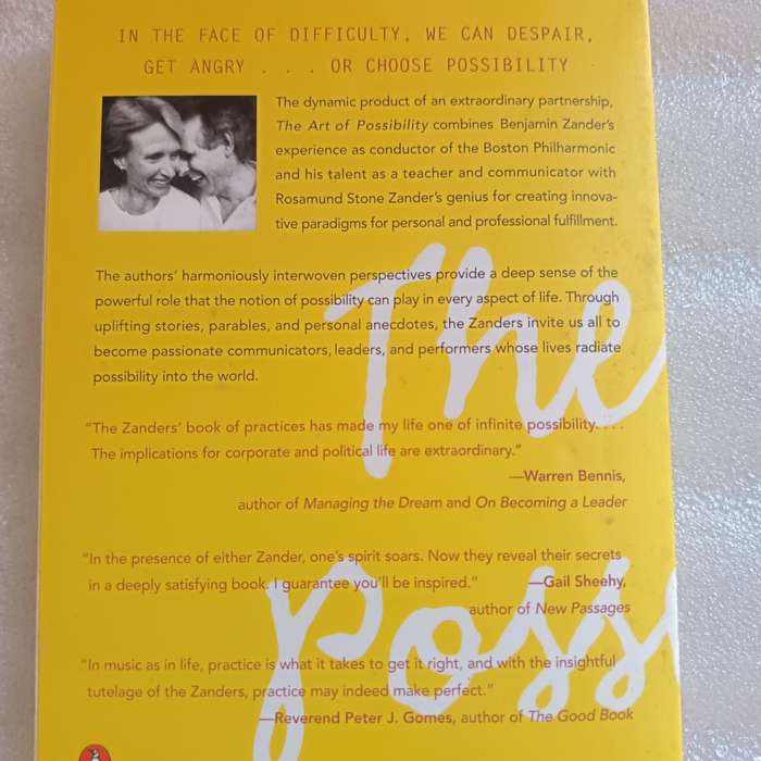 The Art of Possibility by Rosamund Stone Zander & Benjamin Zander | Transform Personal & Professiona