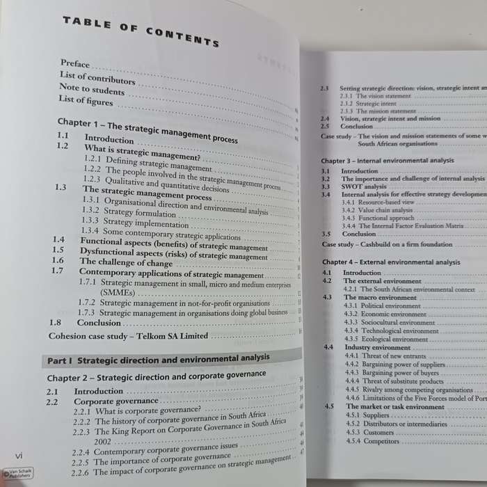 Strategic Management: Southern African Concepts and Cases by T. Ehlers & K. Lazenby | Business Strat