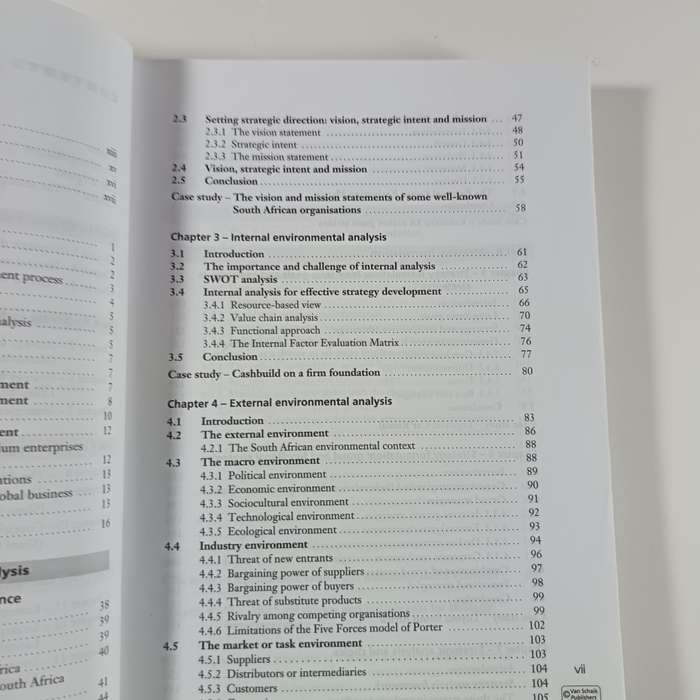 Strategic Management: Southern African Concepts and Cases by T. Ehlers & K. Lazenby | Business Strat