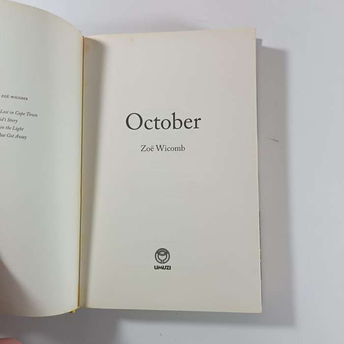 October: A Novel by Zoë Wicomb | South African Diaspora & Homecoming Fiction