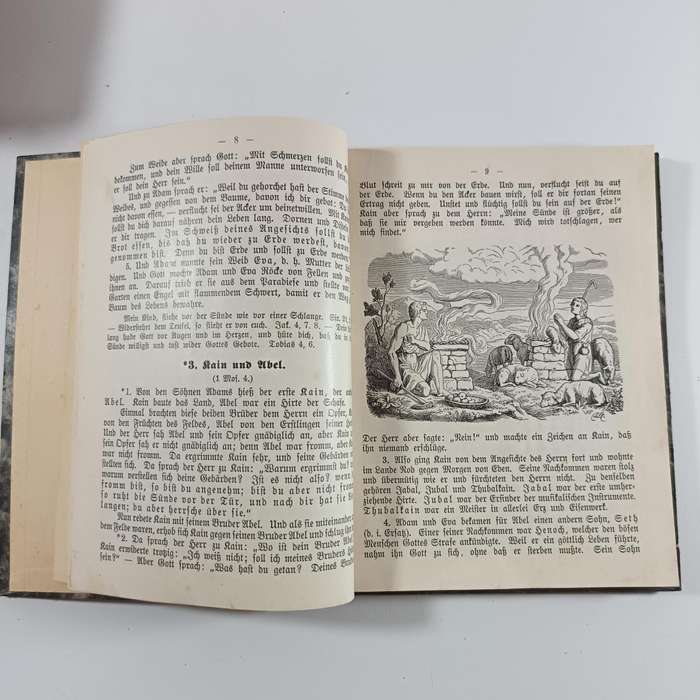 Antique 1936 German Book| Biblische Geschichten| Illustrated Bible Stories| Christian Religious Book