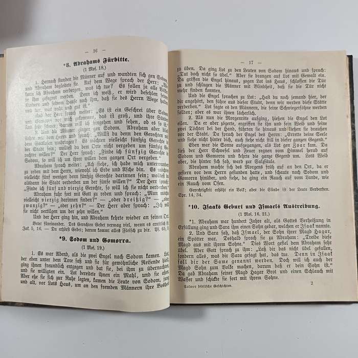 Antique 1936 German Book| Biblische Geschichten| Illustrated Bible Stories| Christian Religious Book