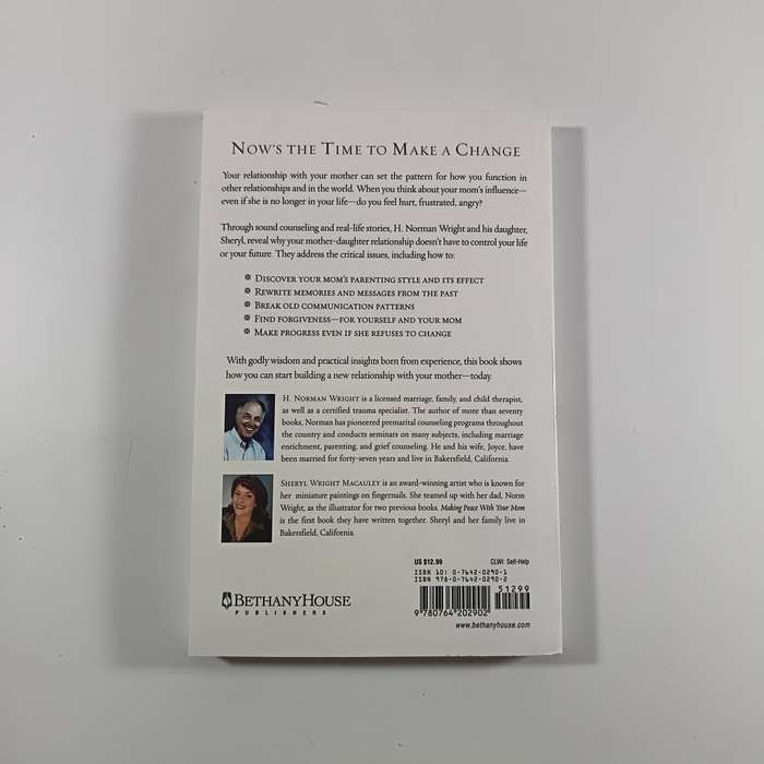 Making Peace with Your Mom by H. Norman Wright | Healing, Forgiveness, Christian Relationships