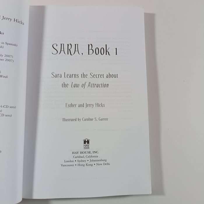 Sara, Book 1  Esther Hicks & Jerry Hicks | Spiritual Guidance and Law of Attraction