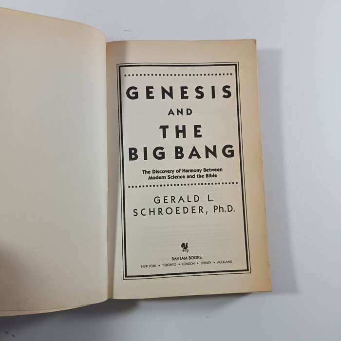 Genesis and the Big Bang by Gerald L. Schroeder | Science & Faith, Cosmology, Biblical Interpretatio