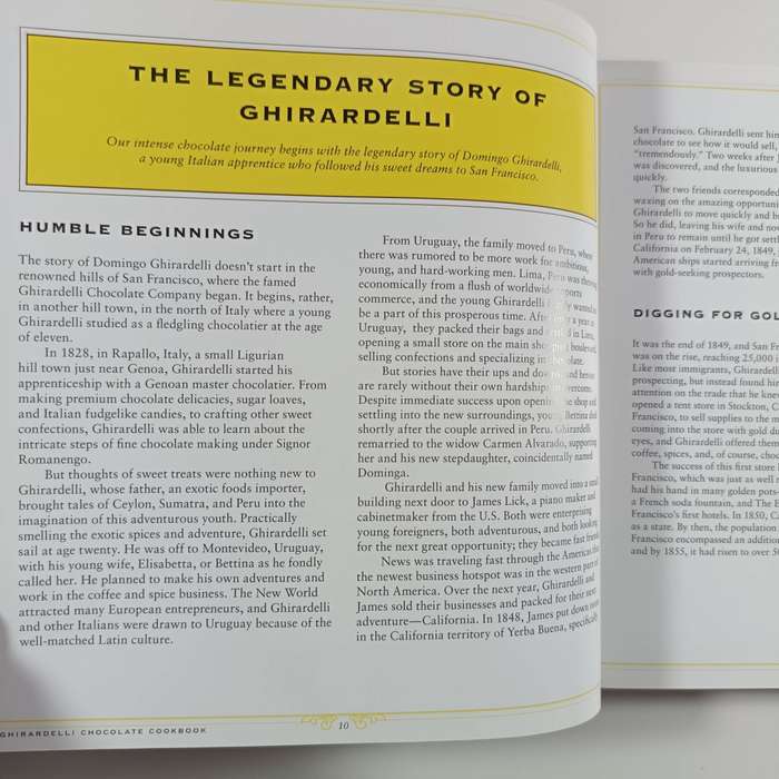 The Ghirardelli Chocolate Cookbook by Ghirardelli Chocolate Company | Desserts, History, Chocolate