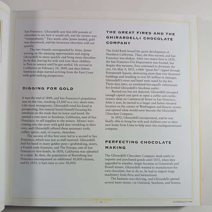 The Ghirardelli Chocolate Cookbook by Ghirardelli Chocolate Company | Desserts, History, Chocolate