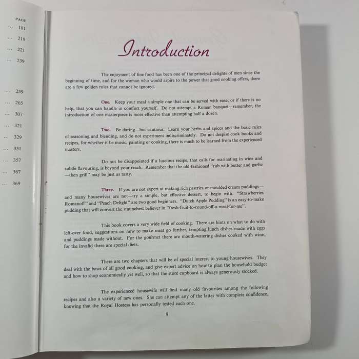 The Royal Hostess: South Africas Own Cookbook | Vintage South African Cuisine
