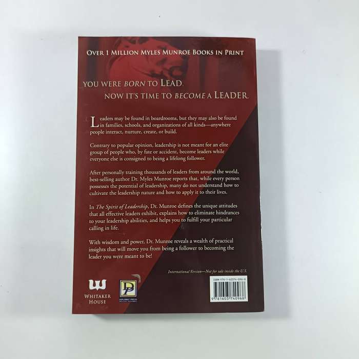 The Spirit of Leadership by Myles Munroe | Influence, Purpose & Human Action