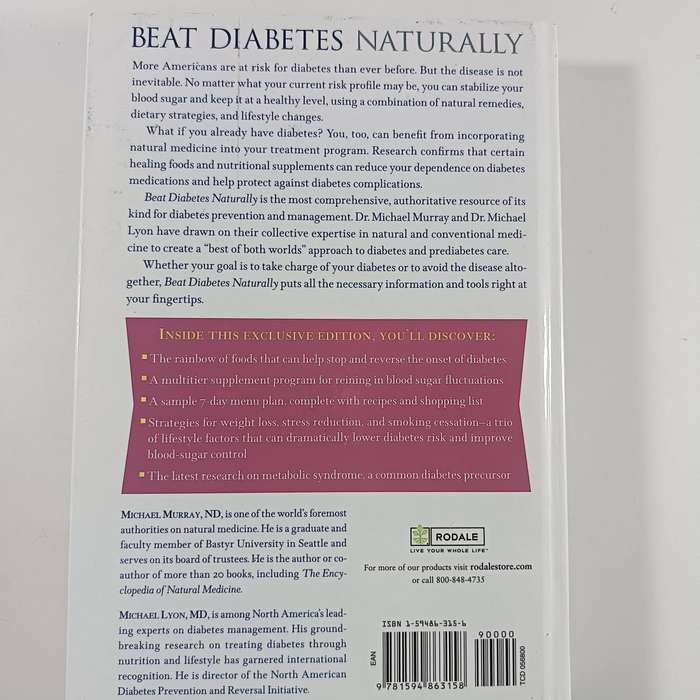 Beat Diabetes Naturally by Michael R. Lyon | Foods, Herbs, Supplements & Lifestyle