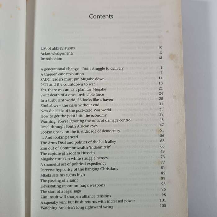 First Drafts: South African History in the Making by Allister Sparks