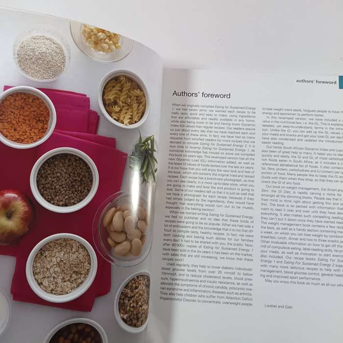 Eating for Sustained Energy 1 | Gabi Steenkamp & Liesbet Delport | Low-GI Cookbook