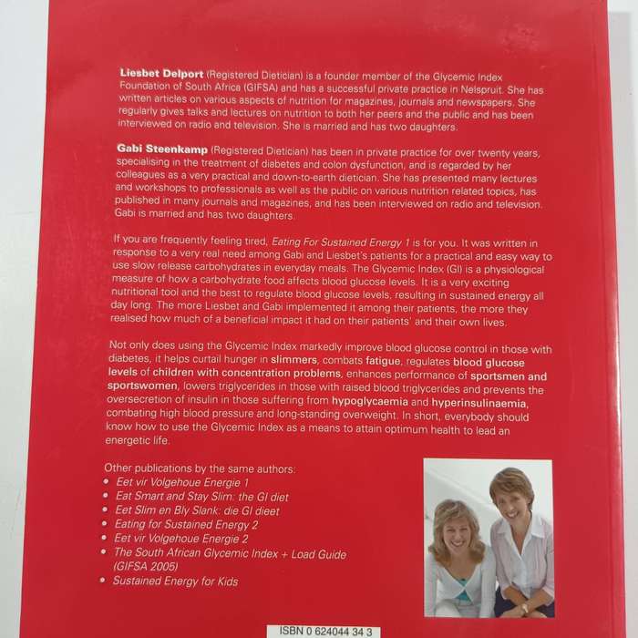 Eating for Sustained Energy 1 | Gabi Steenkamp & Liesbet Delport | Low-GI Cookbook