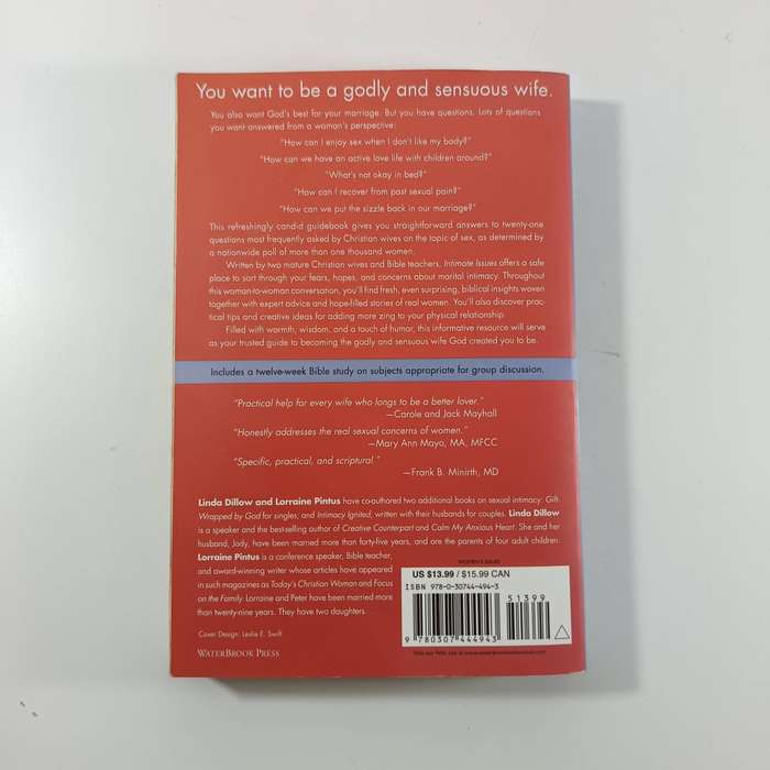 Intimate Issues by Linda Dillow | Christian Marriage, Women, Relationships, Faith