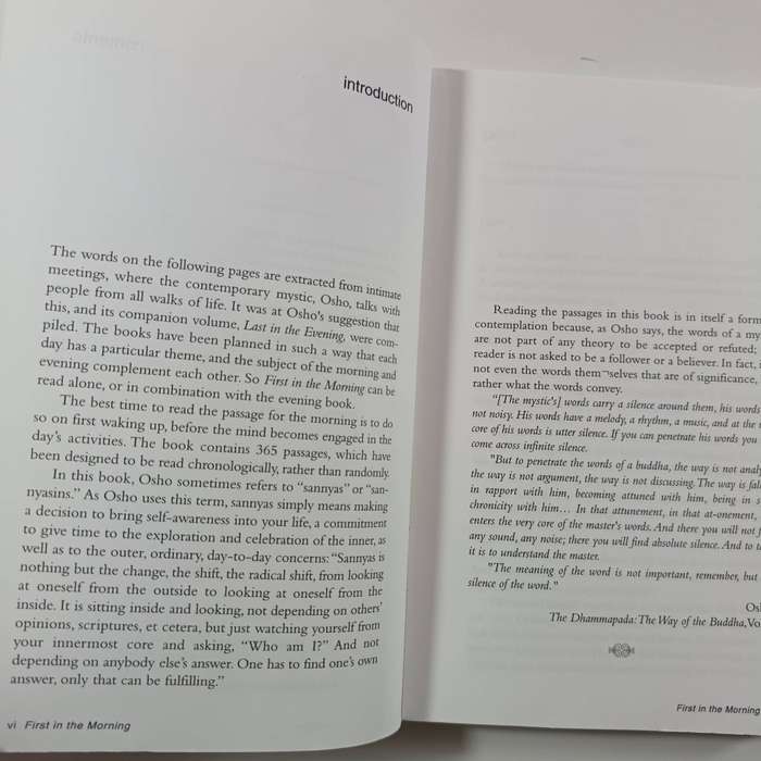First in the Morning by Osho | 365 Daily Reflections, Mindfulness, Spiritual Growth