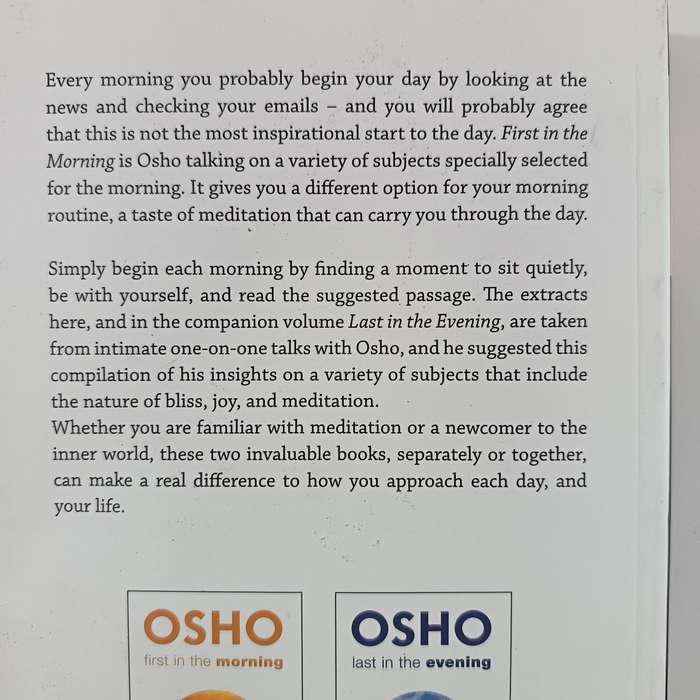 First in the Morning by Osho | 365 Daily Reflections, Mindfulness, Spiritual Growth