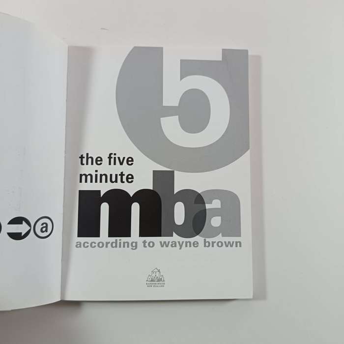 The Five-Minute MBA by Wayne Brown | Business, Leadership, Strategy, Success