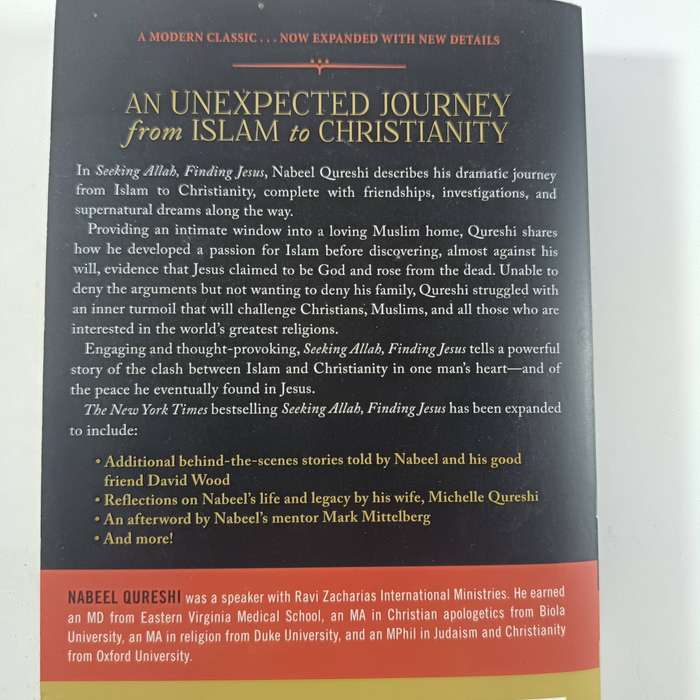 Seeking Allah, Finding Jesus by Nabeel Qureshi | Faith, Testimony, Christianity, Islam