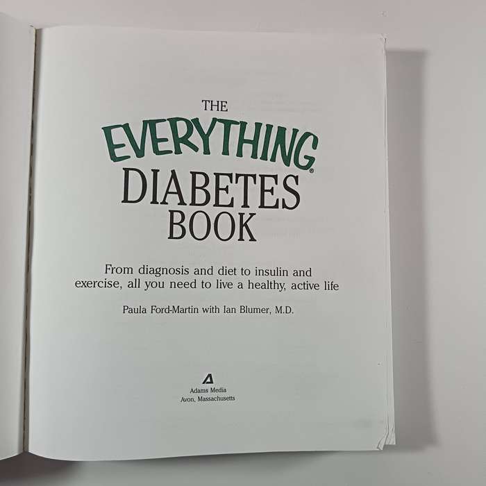 The Everything Diabetes Book | Paula Ford-Martin | Managing Diabetes & Healthy Living