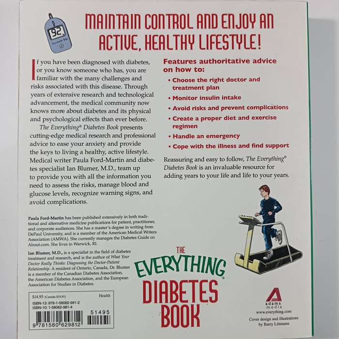 The Everything Diabetes Book | Paula Ford-Martin | Managing Diabetes & Healthy Living