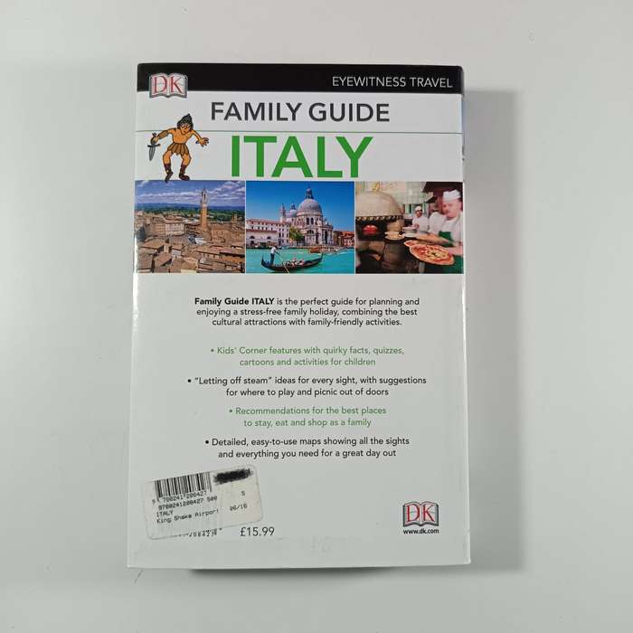 Eyewitness Travel Family Guide Italy | Family-Friendly Travel Book