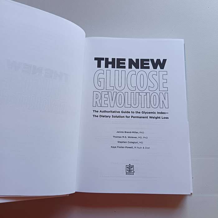 The New Glucose Revolution | Glycemic Index Guide | Book by Brand-Miller & Wolever
